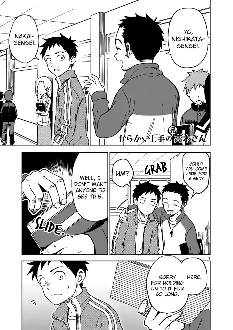 Karakai Jouzu no (Moto) Takagi-san Chapter 214 page 1