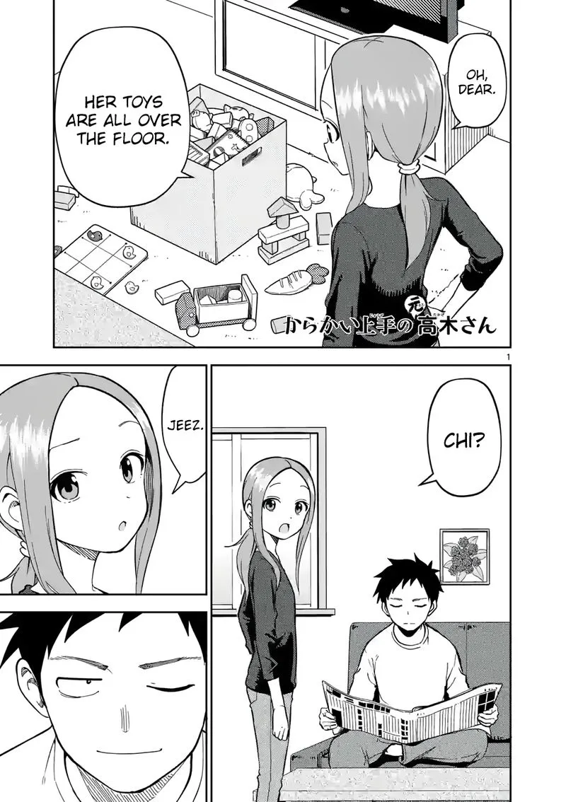 Karakai Jouzu no (Moto) Takagi-san Chapter 215 page 1