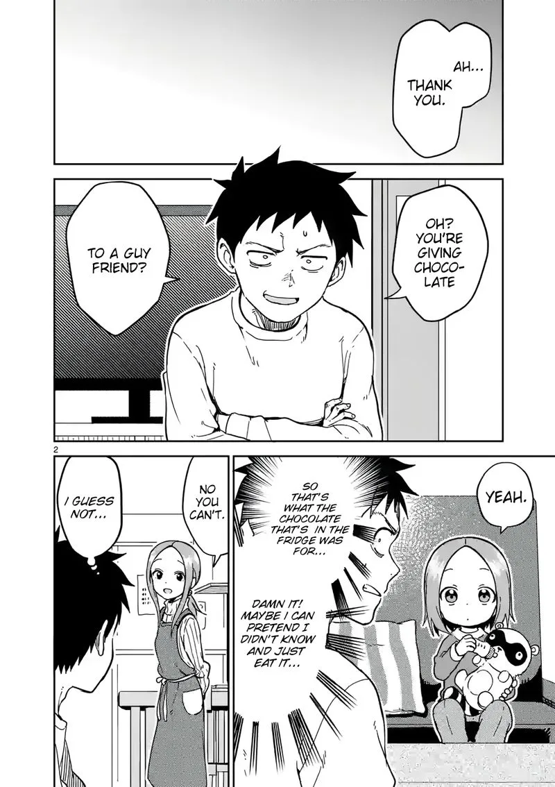 Karakai Jouzu no (Moto) Takagi-san Chapter 216 page 2