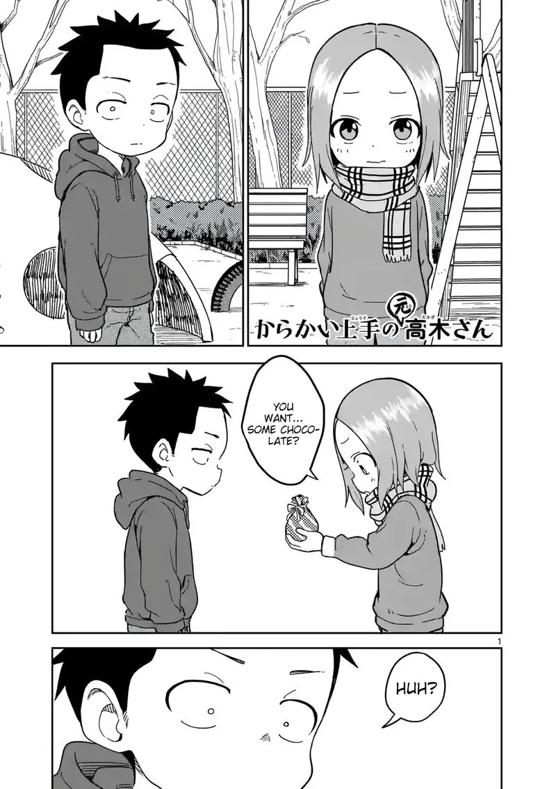 Karakai Jouzu no (Moto) Takagi-san Chapter 216 page 1