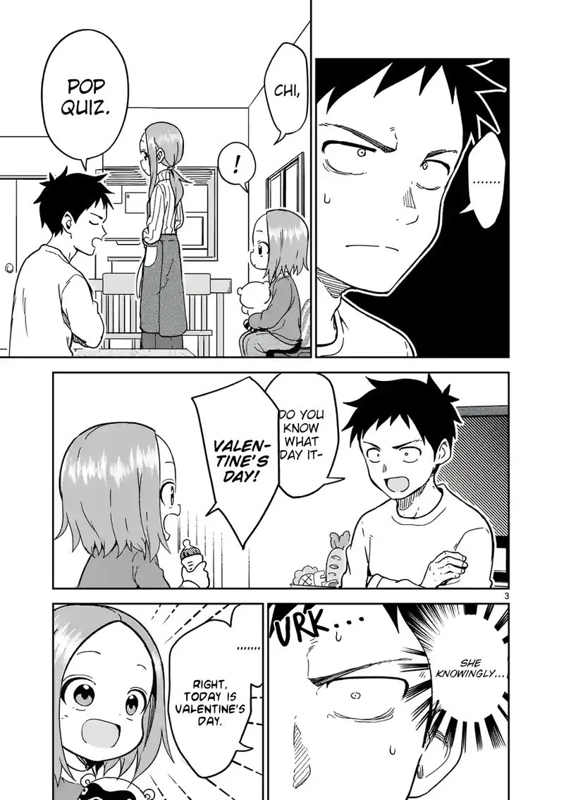 Karakai Jouzu no (Moto) Takagi-san Chapter 216 page 3