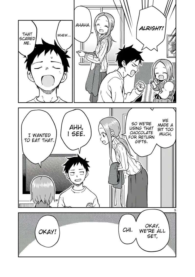 Karakai Jouzu no (Moto) Takagi-san Chapter 216 page 5