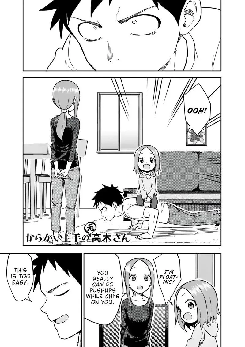 Karakai Jouzu no (Moto) Takagi-san Chapter 217 page 1