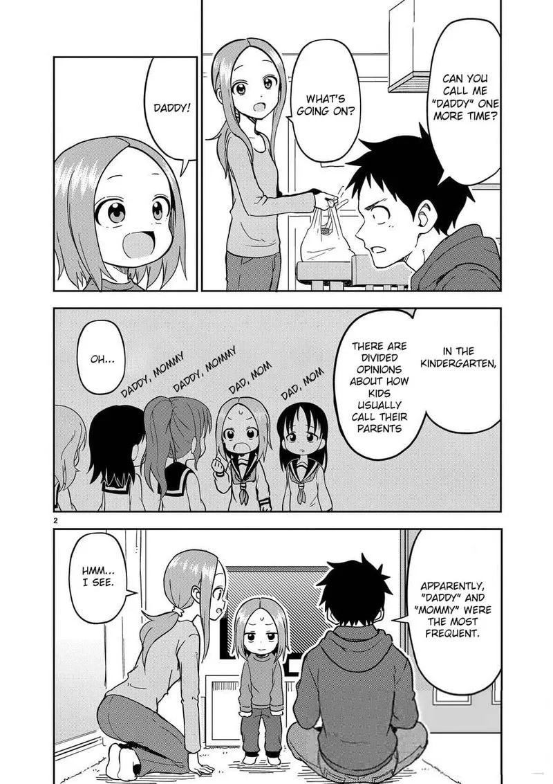 Karakai Jouzu no (Moto) Takagi-san Chapter 219 page 2