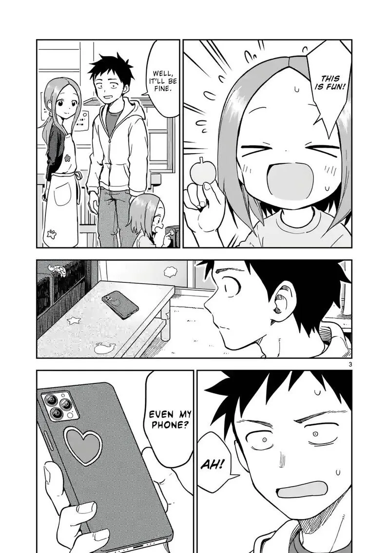 Karakai Jouzu no (Moto) Takagi-san Chapter 221 page 3
