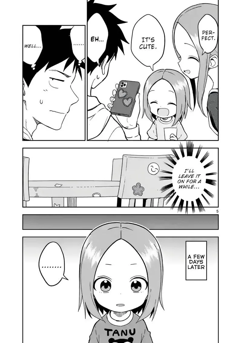Karakai Jouzu no (Moto) Takagi-san Chapter 221 page 5