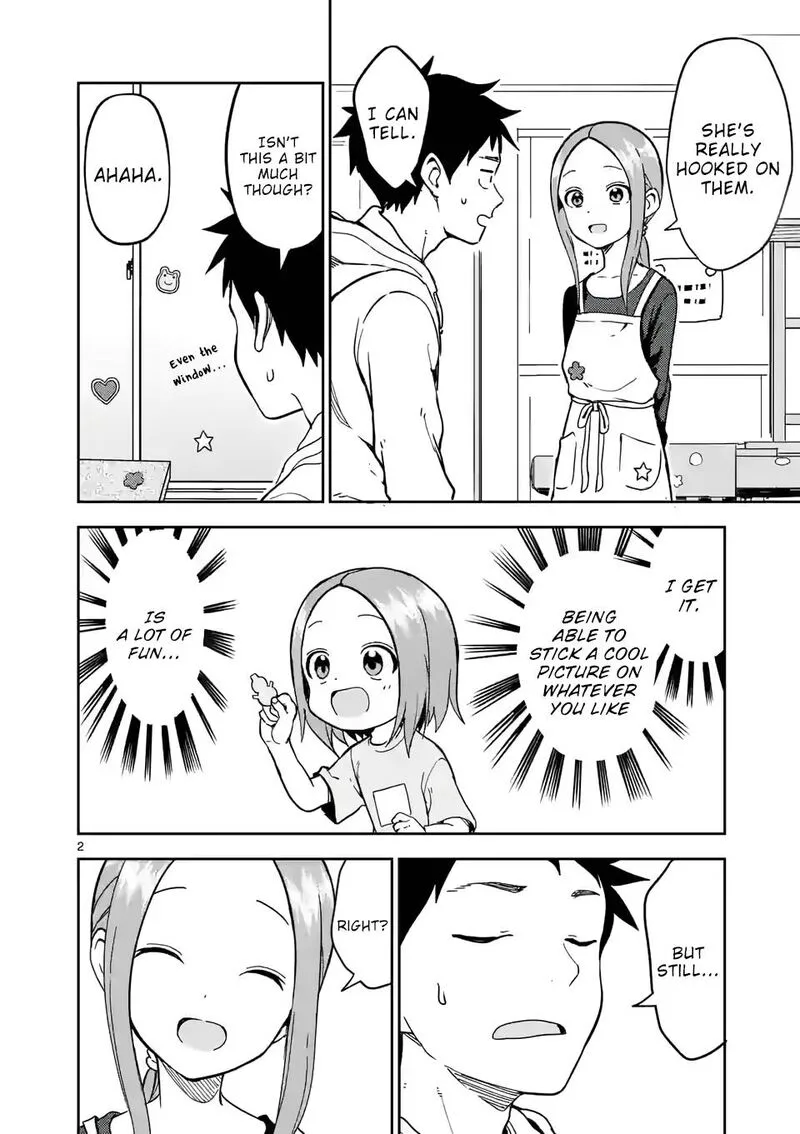 Karakai Jouzu no (Moto) Takagi-san Chapter 221 page 2