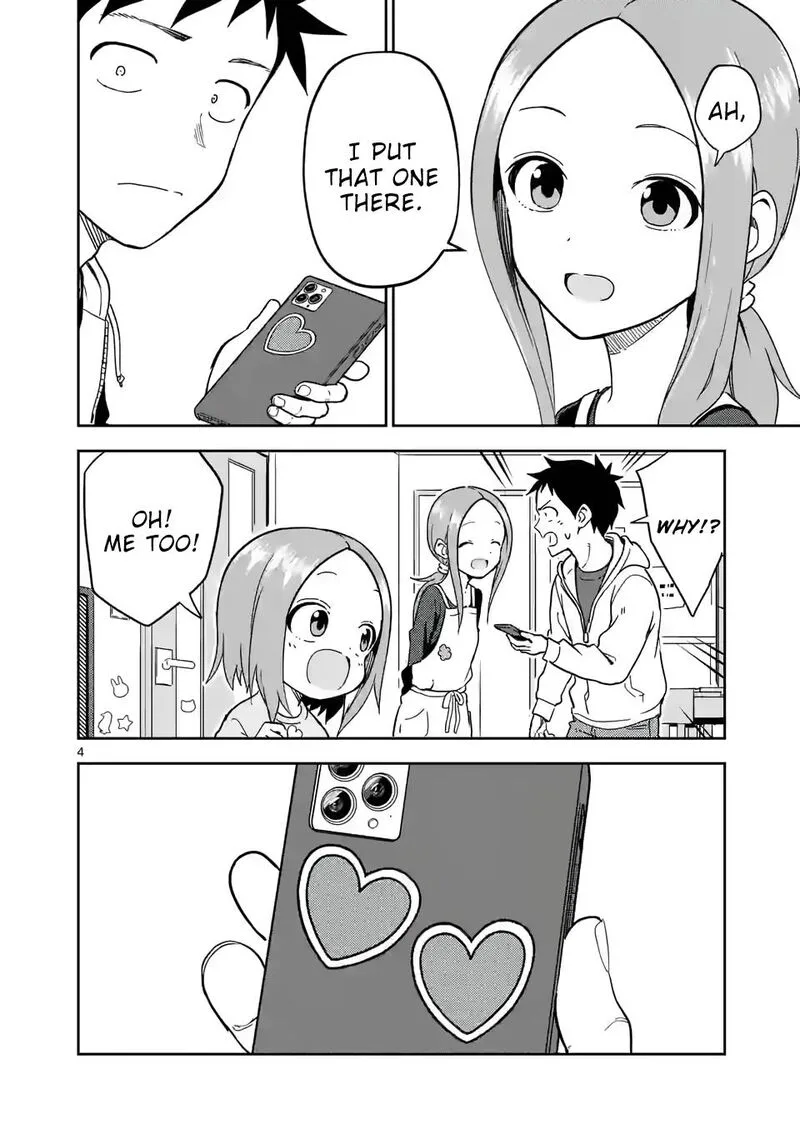 Karakai Jouzu no (Moto) Takagi-san Chapter 221 page 4