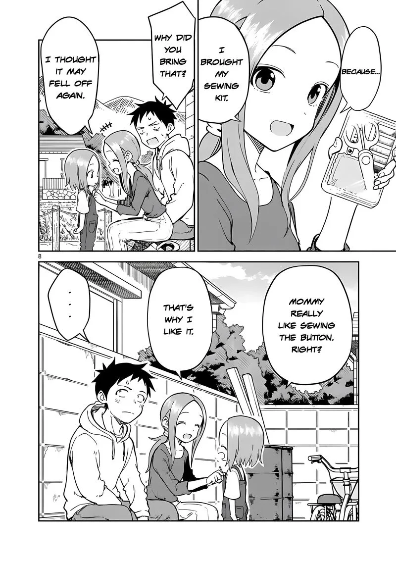 Karakai Jouzu no (Moto) Takagi-san Chapter 223 page 8