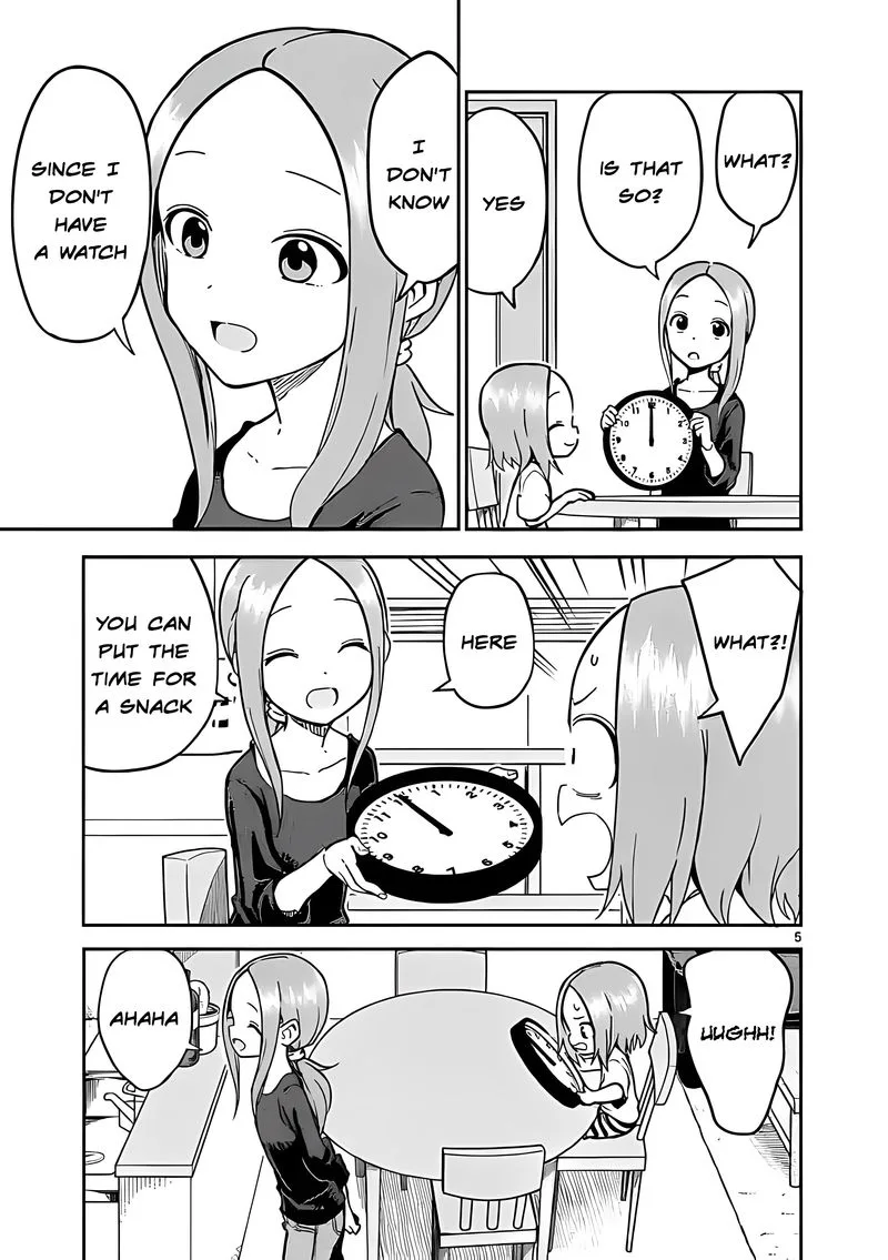 Karakai Jouzu no (Moto) Takagi-san Chapter 224 page 5