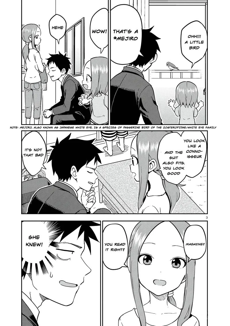 Karakai Jouzu no (Moto) Takagi-san Chapter 225 page 3