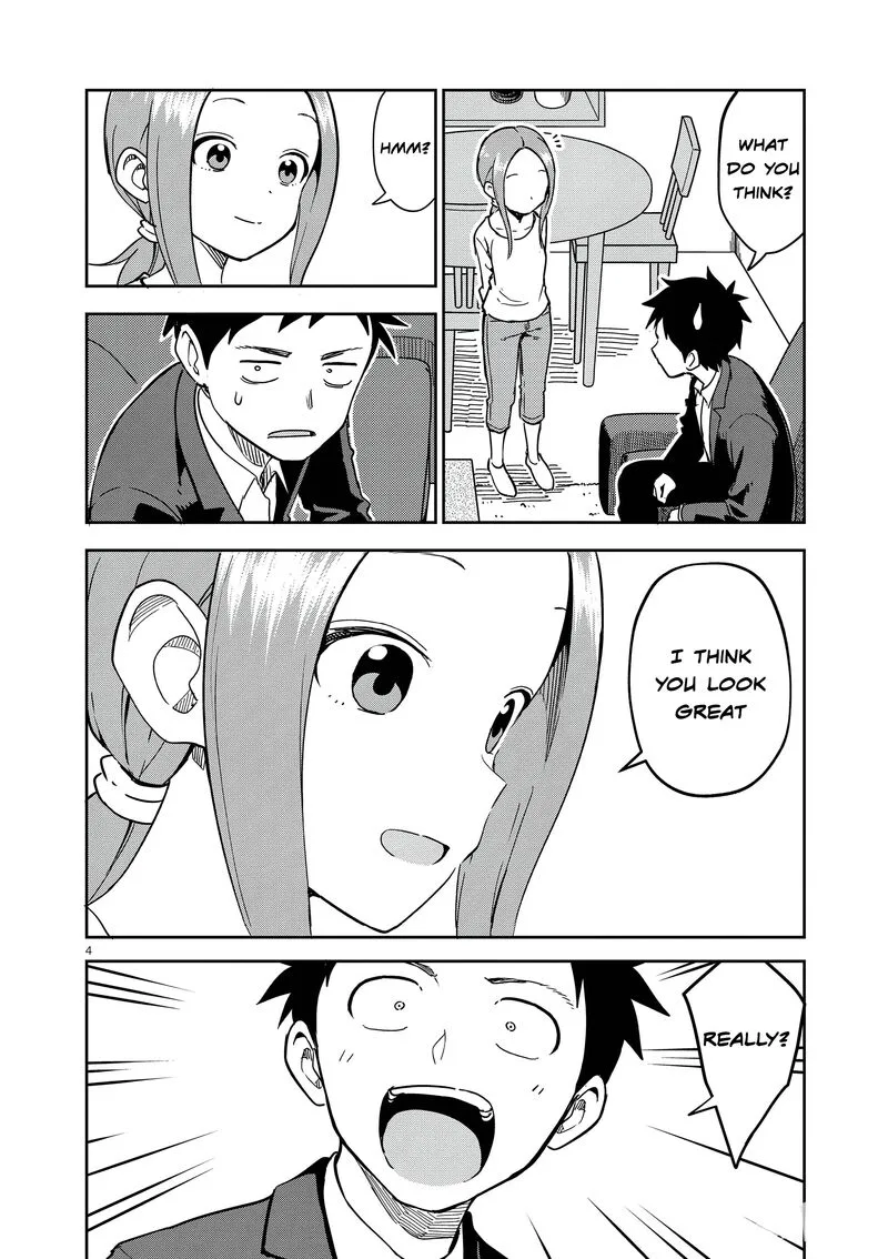 Karakai Jouzu no (Moto) Takagi-san Chapter 225 page 4