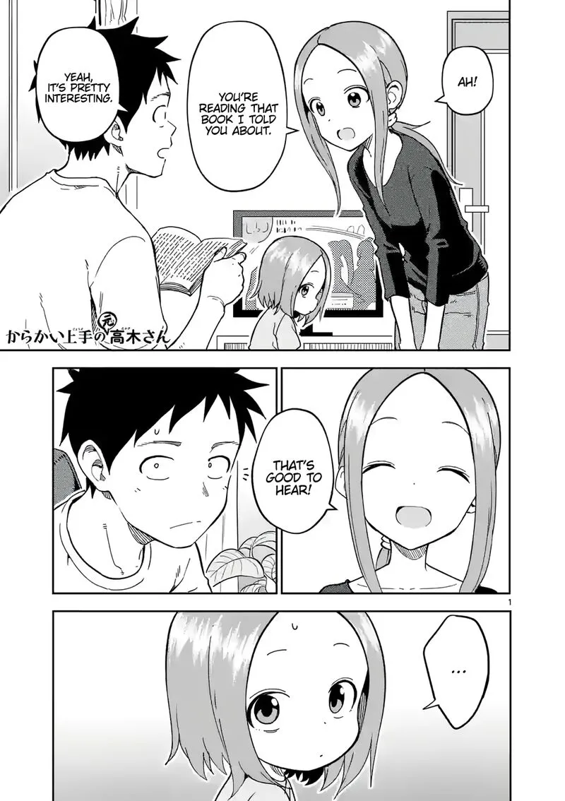 Karakai Jouzu no (Moto) Takagi-san Chapter 227 page 1