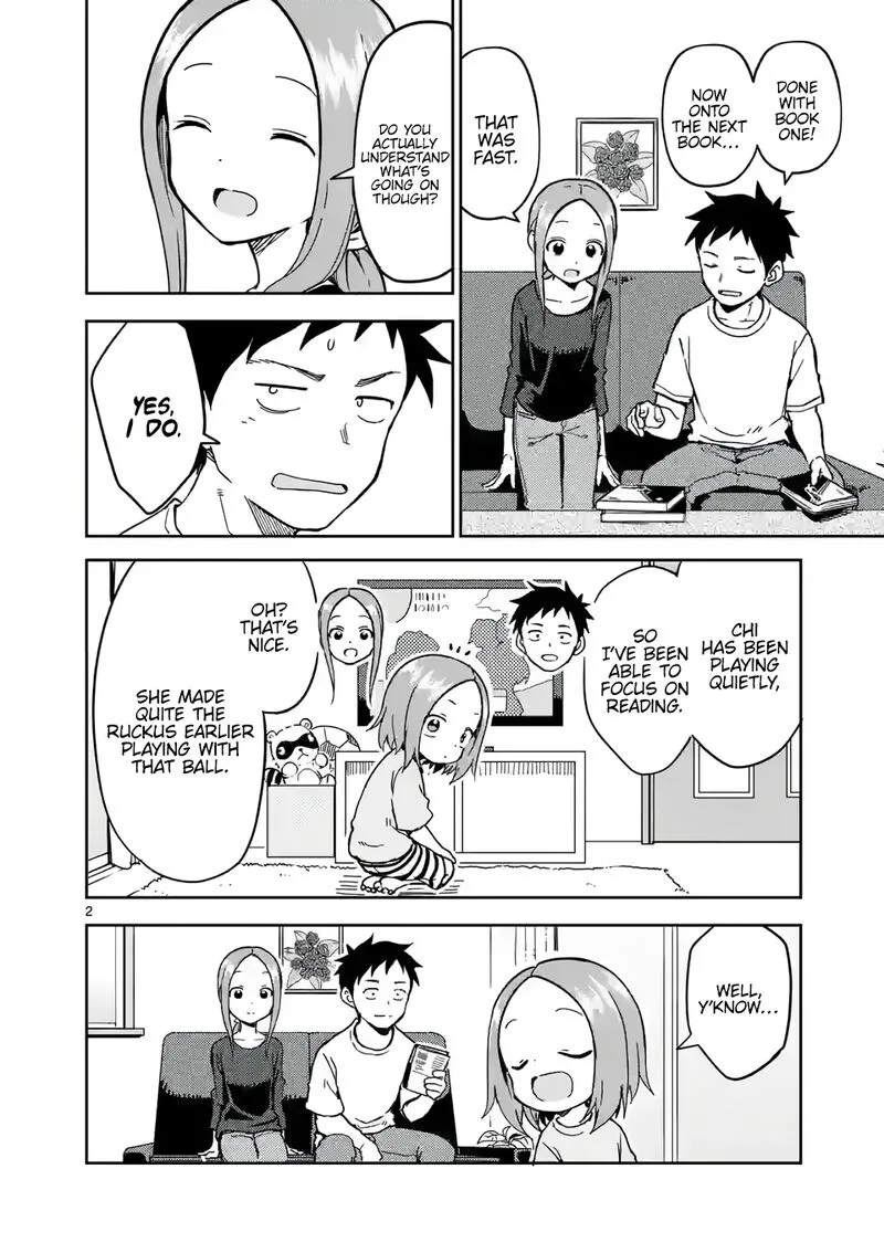 Karakai Jouzu no (Moto) Takagi-san Chapter 227 page 2