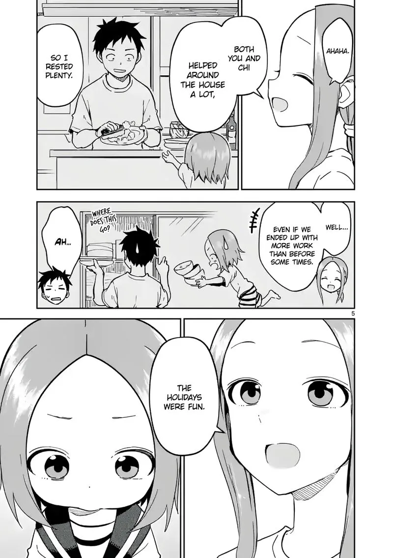 Karakai Jouzu no (Moto) Takagi-san Chapter 229 page 5