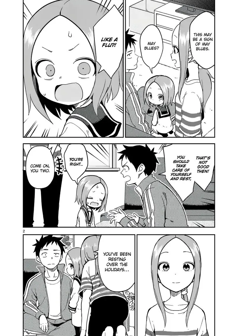 Karakai Jouzu no (Moto) Takagi-san Chapter 229 page 2