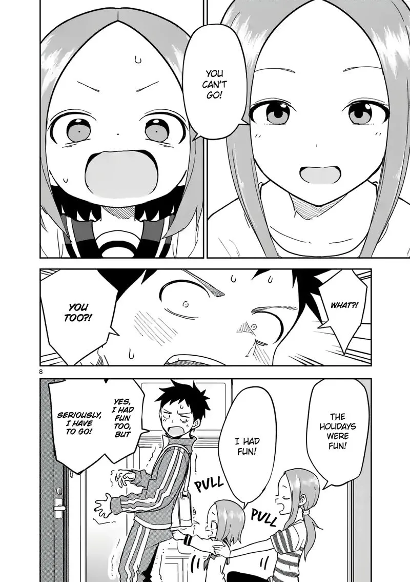 Karakai Jouzu no (Moto) Takagi-san Chapter 229 page 8