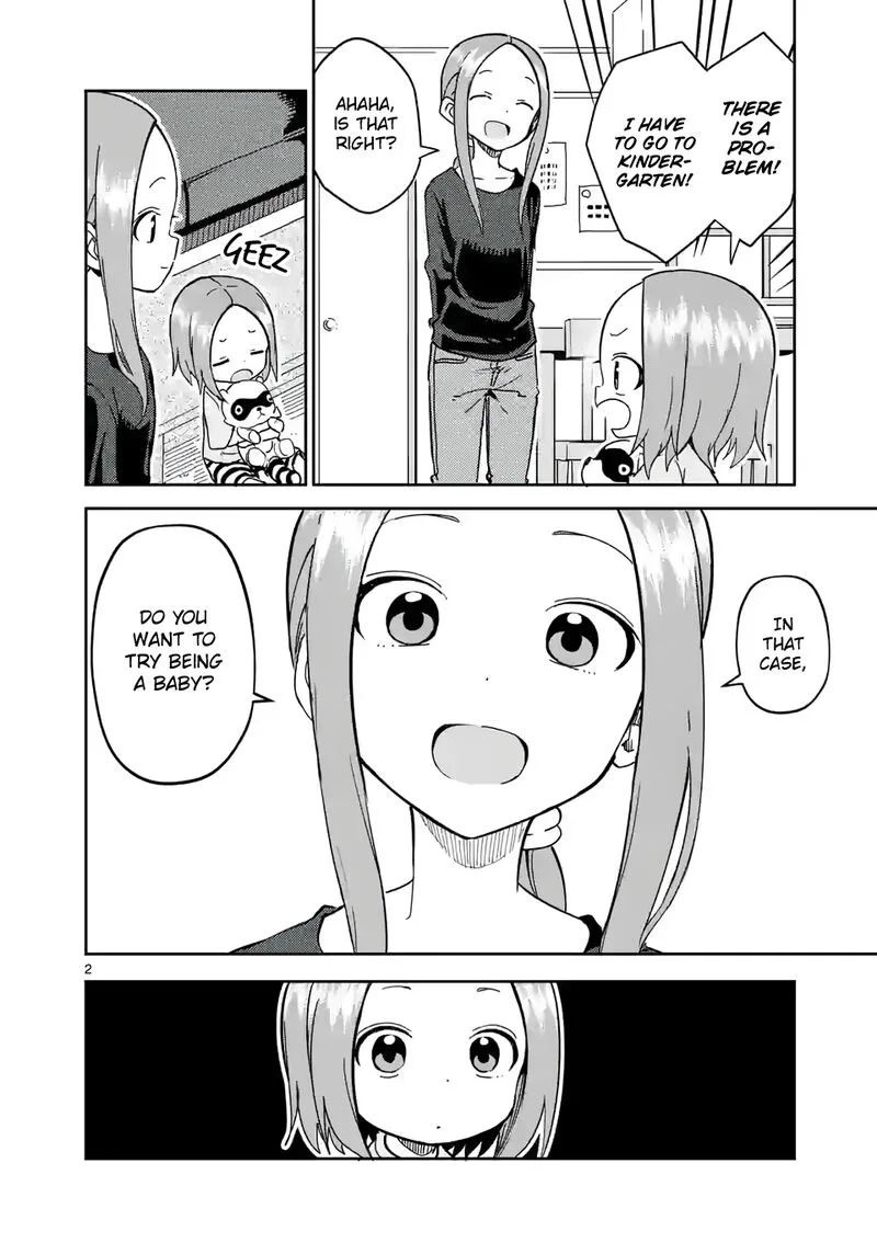 Karakai Jouzu no (Moto) Takagi-san Chapter 230 page 2
