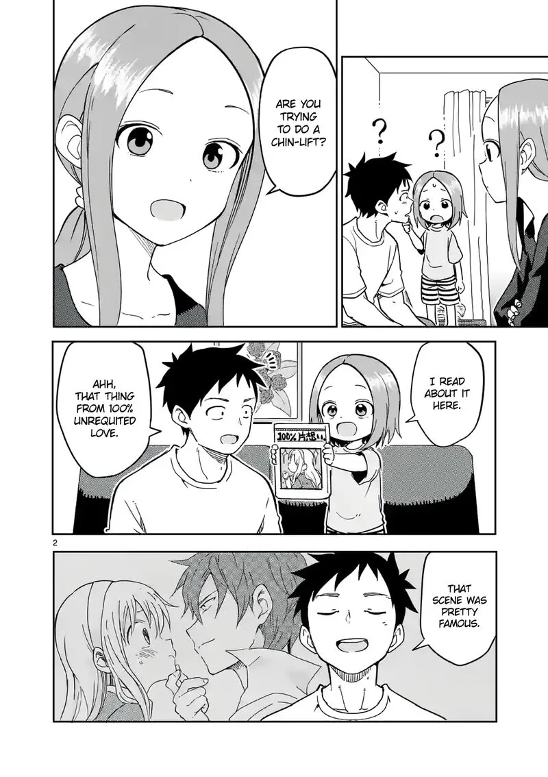 Karakai Jouzu no (Moto) Takagi-san Chapter 232 page 2