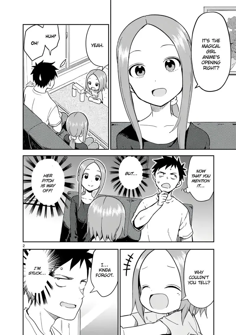 Karakai Jouzu no (Moto) Takagi-san Chapter 234 page 2