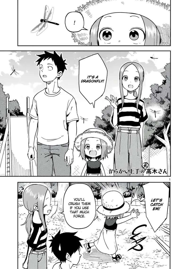 Karakai Jouzu no (Moto) Takagi-san Chapter 240 page 1