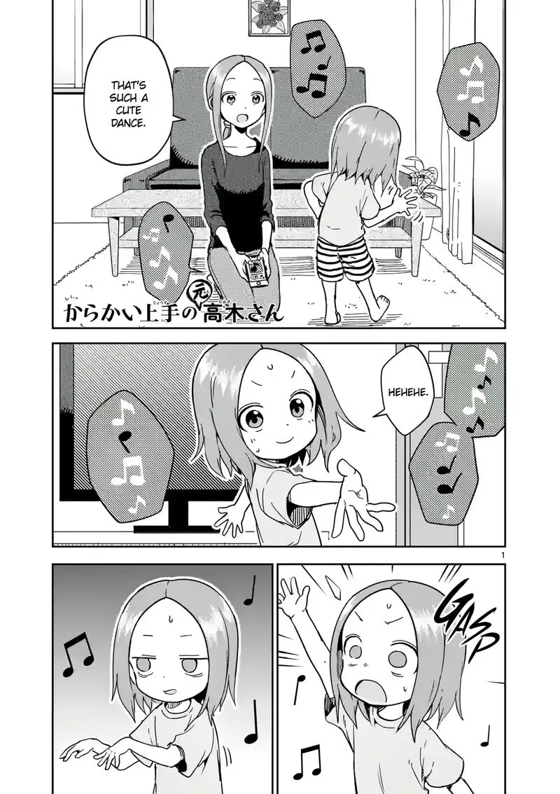 Karakai Jouzu no (Moto) Takagi-san Chapter 241 page 1