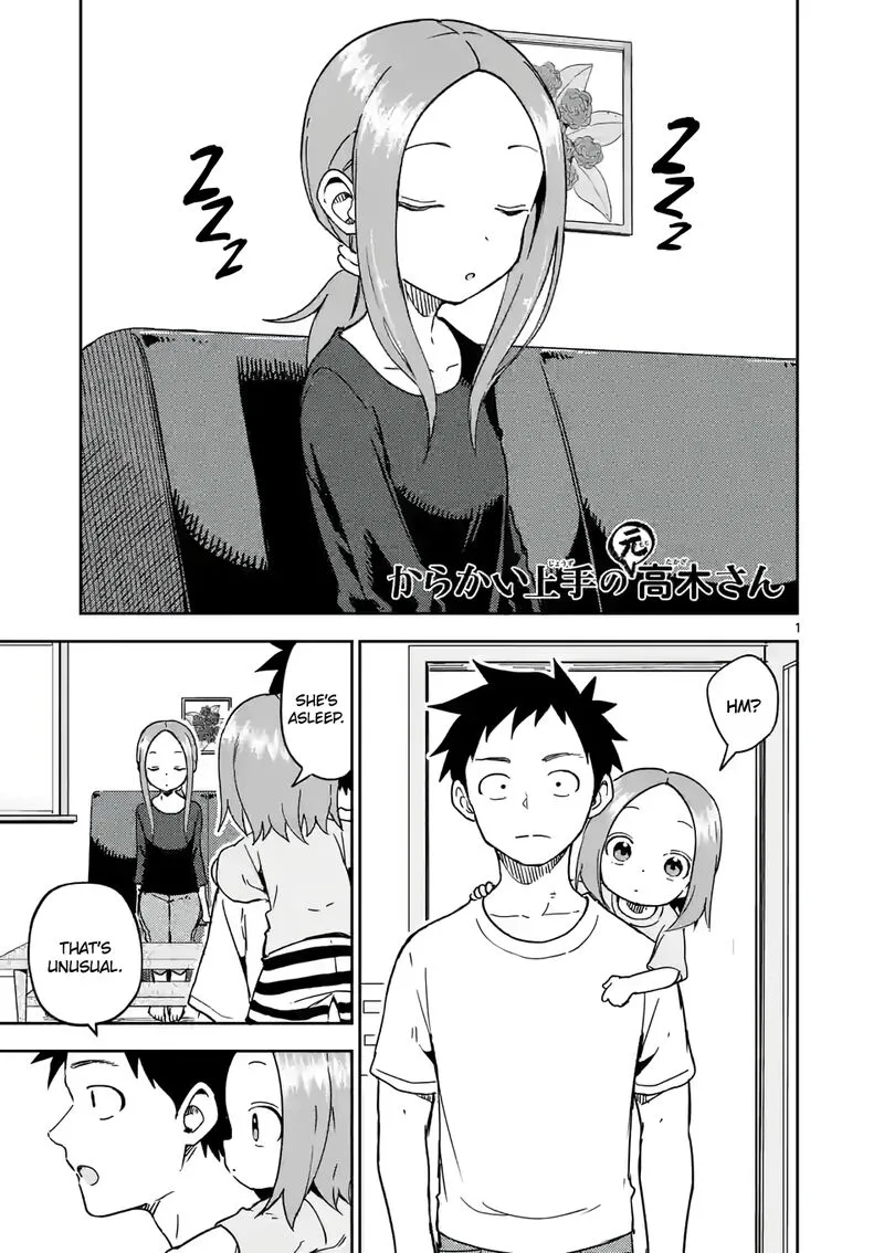 Karakai Jouzu no (Moto) Takagi-san Chapter 243 page 1