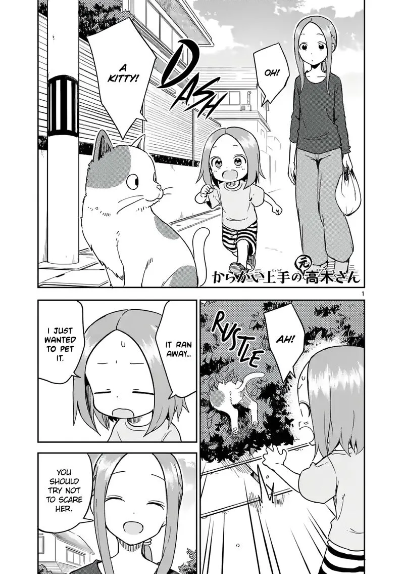 Karakai Jouzu no (Moto) Takagi-san Chapter 245 page 1