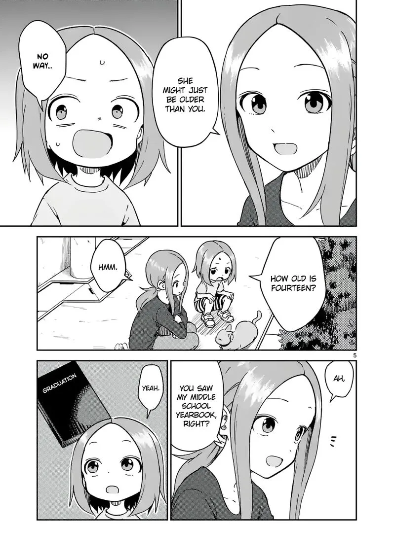 Karakai Jouzu no (Moto) Takagi-san Chapter 245 page 5