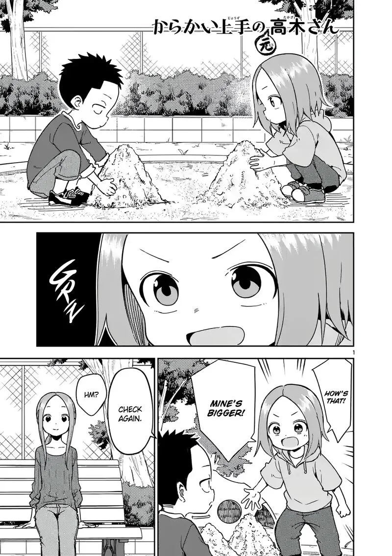 Karakai Jouzu no (Moto) Takagi-san Chapter 246 page 1