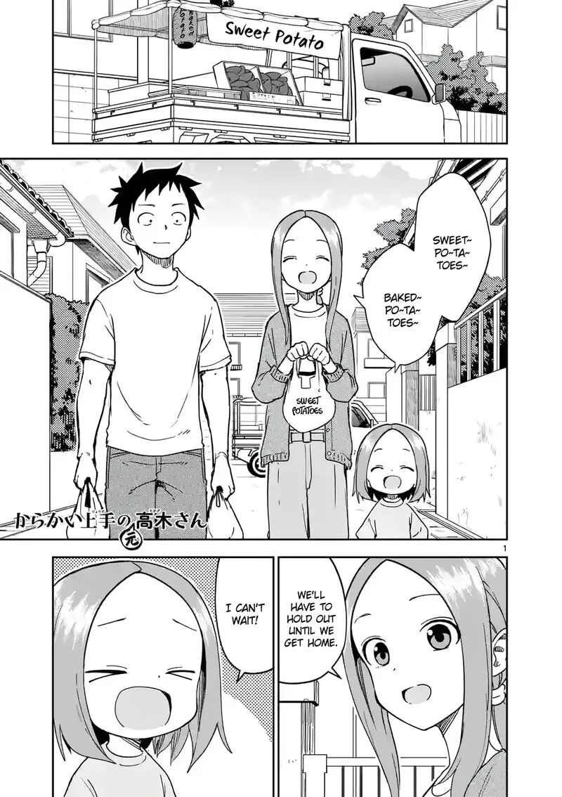Karakai Jouzu no (Moto) Takagi-san Chapter 247 page 1
