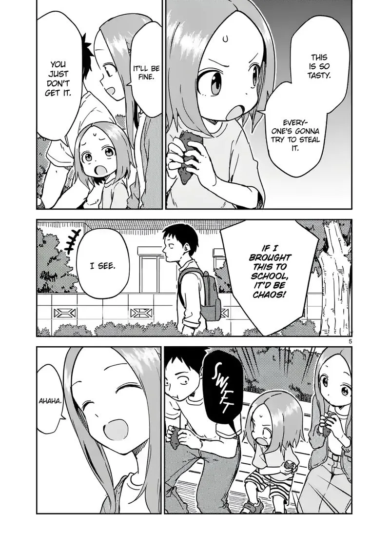 Karakai Jouzu no (Moto) Takagi-san Chapter 247 page 5