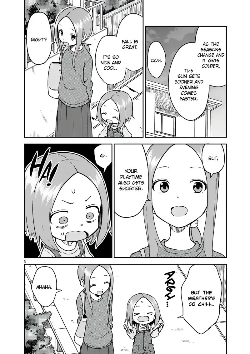 Karakai Jouzu no (Moto) Takagi-san Chapter 249 page 2
