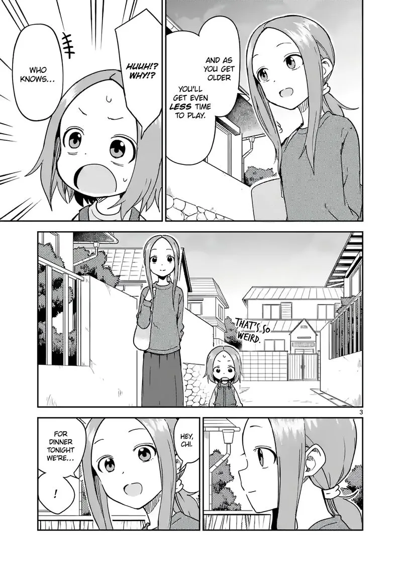 Karakai Jouzu no (Moto) Takagi-san Chapter 249 page 3