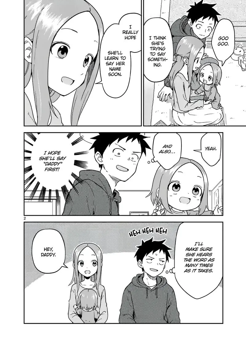 Karakai Jouzu no (Moto) Takagi-san Chapter 250 page 2