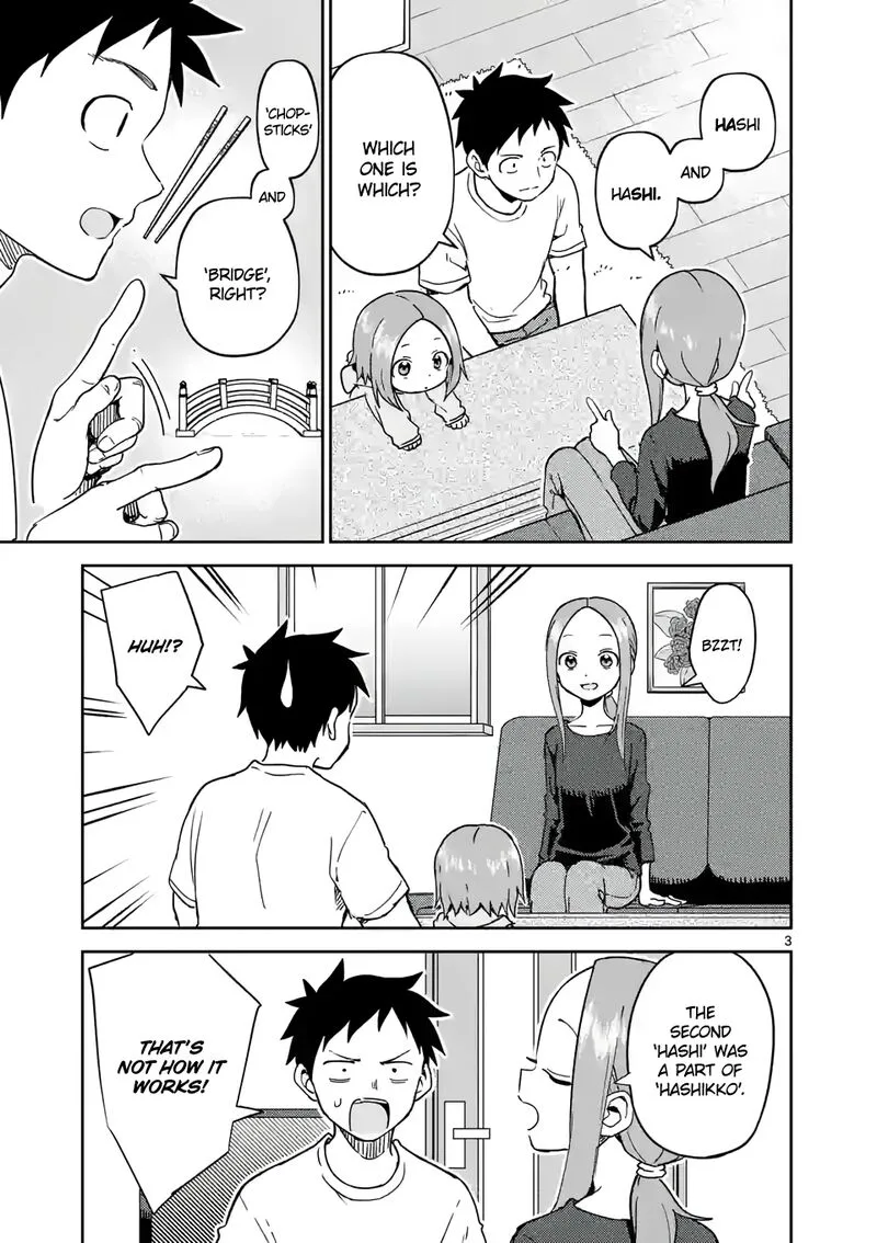 Karakai Jouzu no (Moto) Takagi-san Chapter 252 page 3