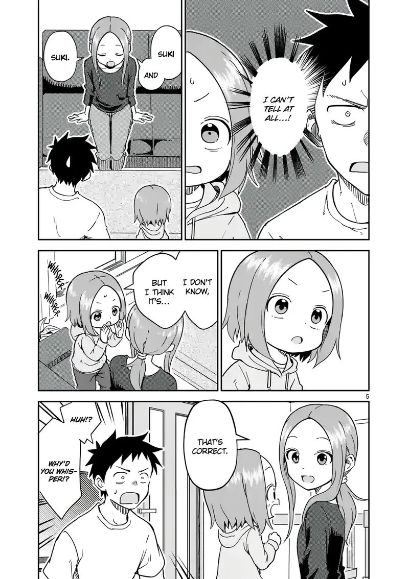Karakai Jouzu no (Moto) Takagi-san Chapter 252 page 5