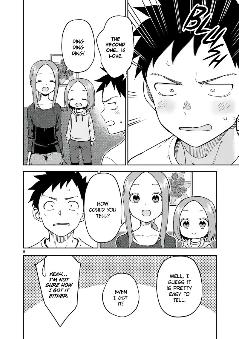 Karakai Jouzu no (Moto) Takagi-san Chapter 252 page 8