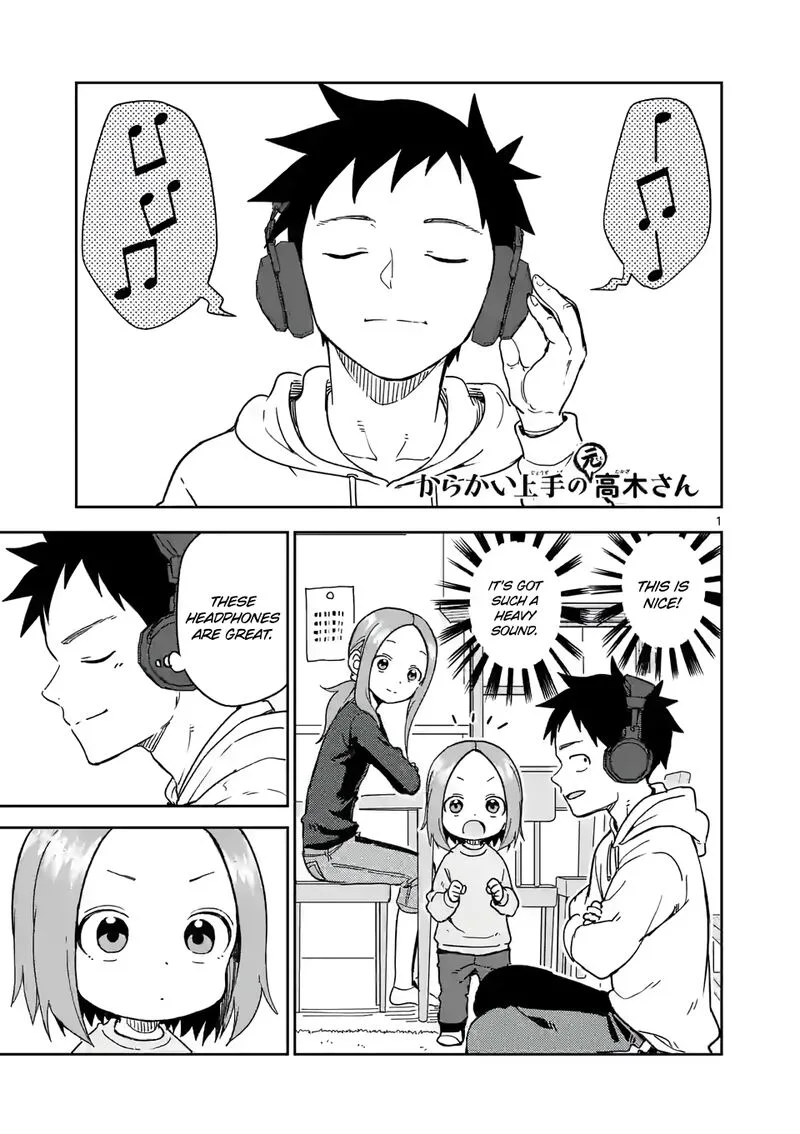 Karakai Jouzu no (Moto) Takagi-san Chapter 253 page 1