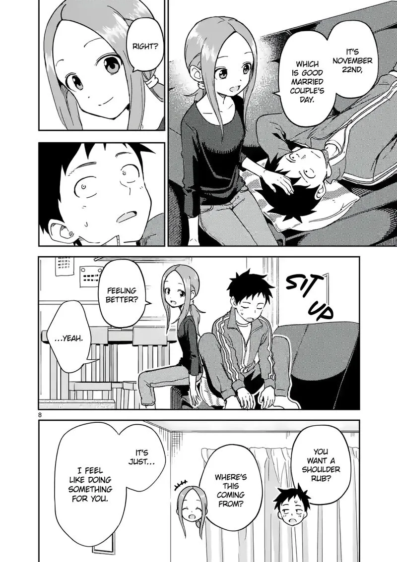 Karakai Jouzu no (Moto) Takagi-san Chapter 254 page 8