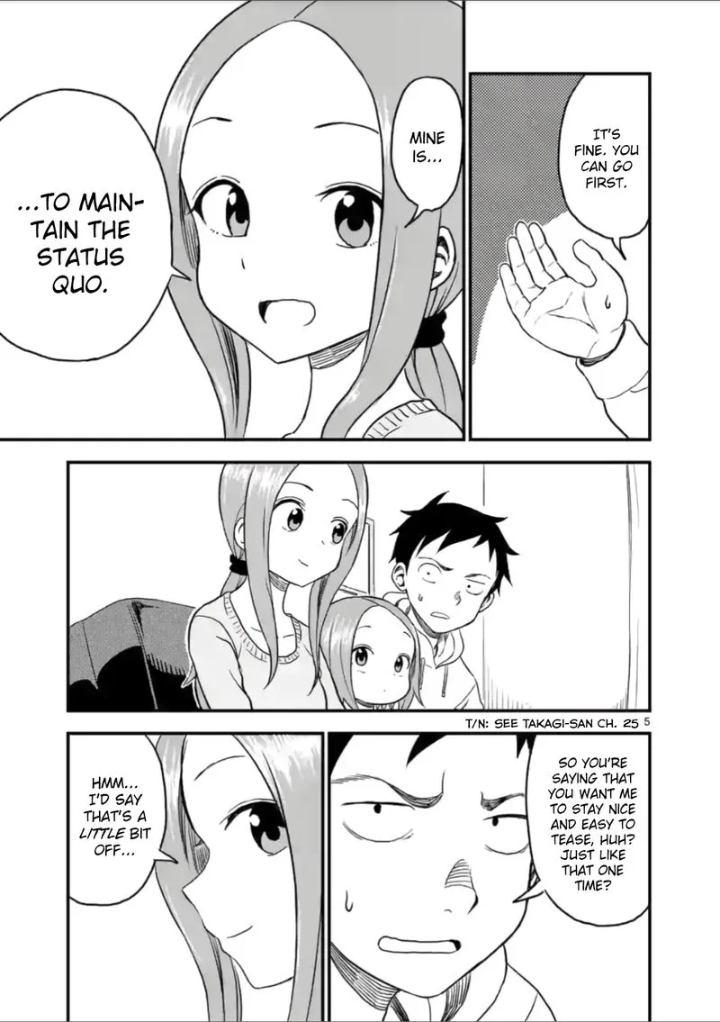 Karakai Jouzu no (Moto) Takagi-san Chapter 26 page 5
