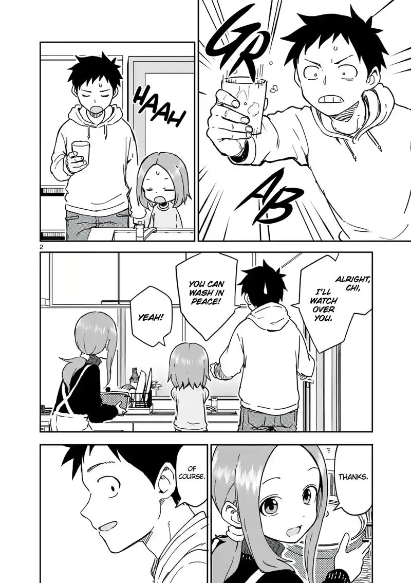 Karakai Jouzu no (Moto) Takagi-san Chapter 260 page 2