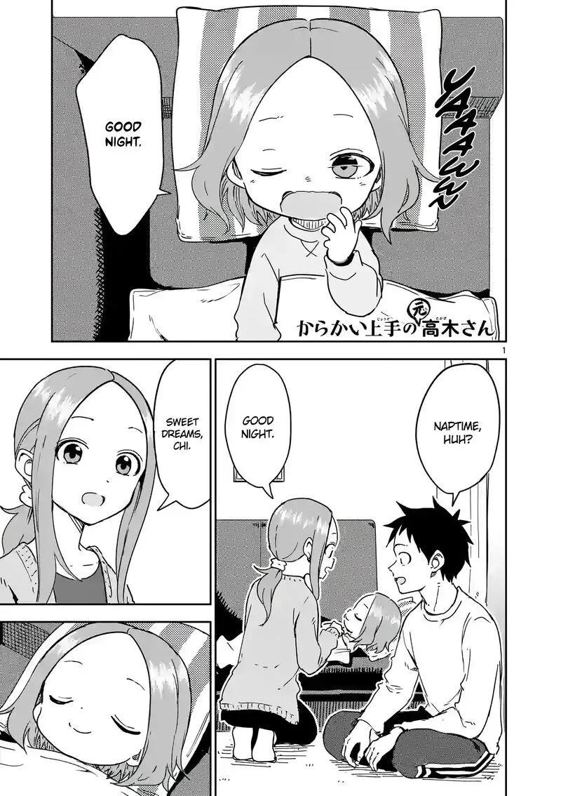 Karakai Jouzu no (Moto) Takagi-san Chapter 262 page 1