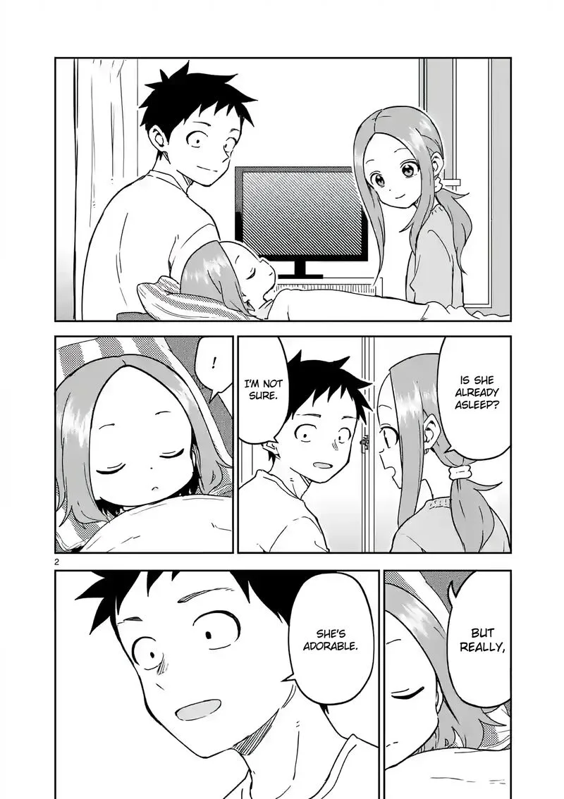 Karakai Jouzu no (Moto) Takagi-san Chapter 262 page 2