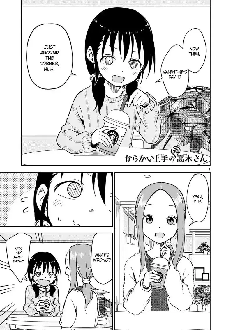 Karakai Jouzu no (Moto) Takagi-san Chapter 265 page 1