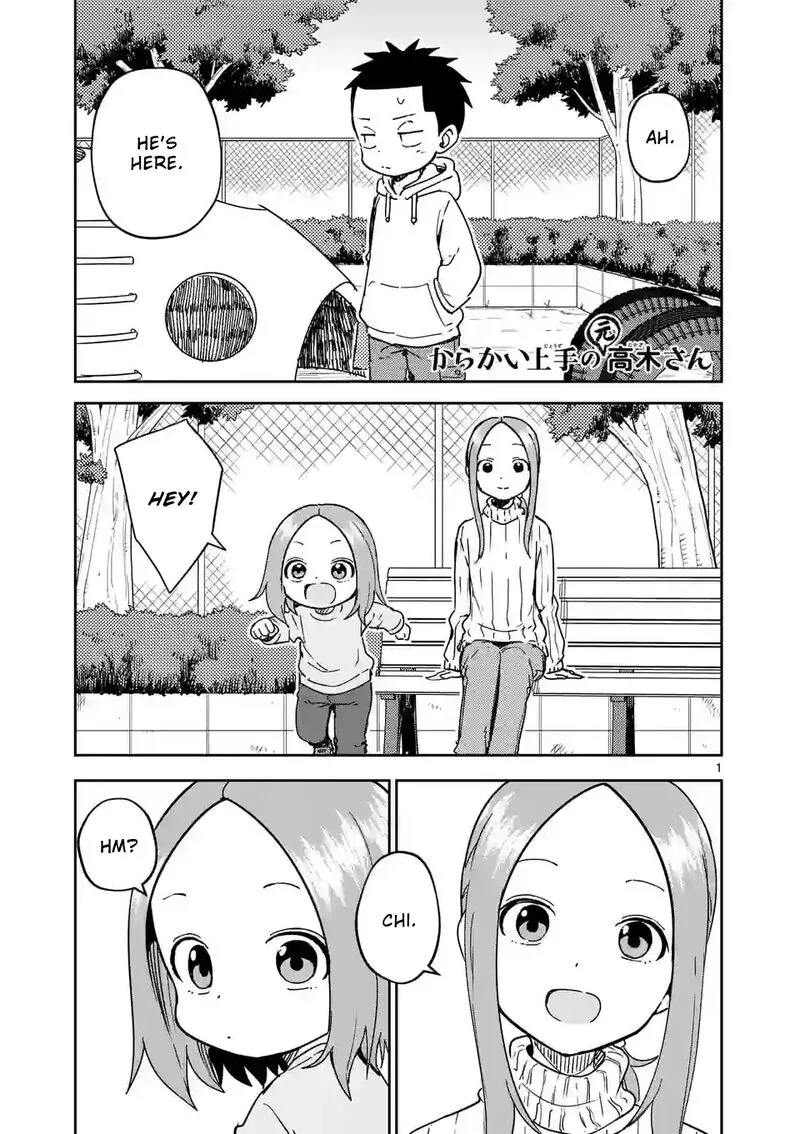 Karakai Jouzu no (Moto) Takagi-san Chapter 268 page 1