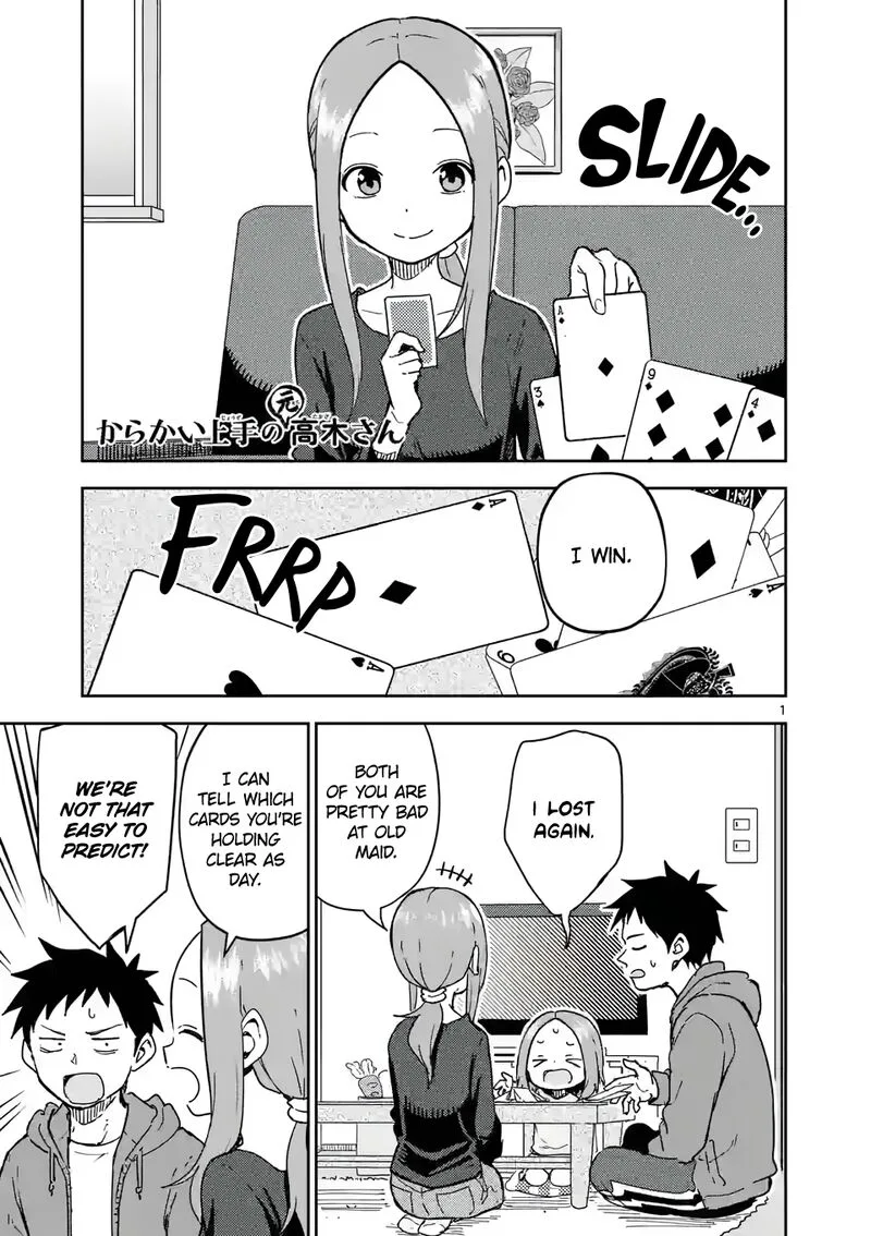 Karakai Jouzu no (Moto) Takagi-san Chapter 269 page 1