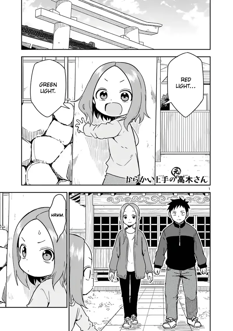 Karakai Jouzu no (Moto) Takagi-san Chapter 270 page 1