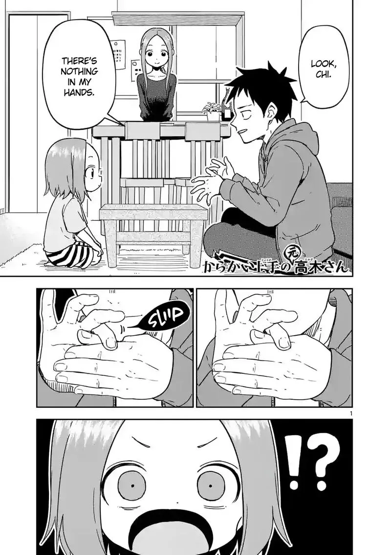 Karakai Jouzu no (Moto) Takagi-san Chapter 272 page 1