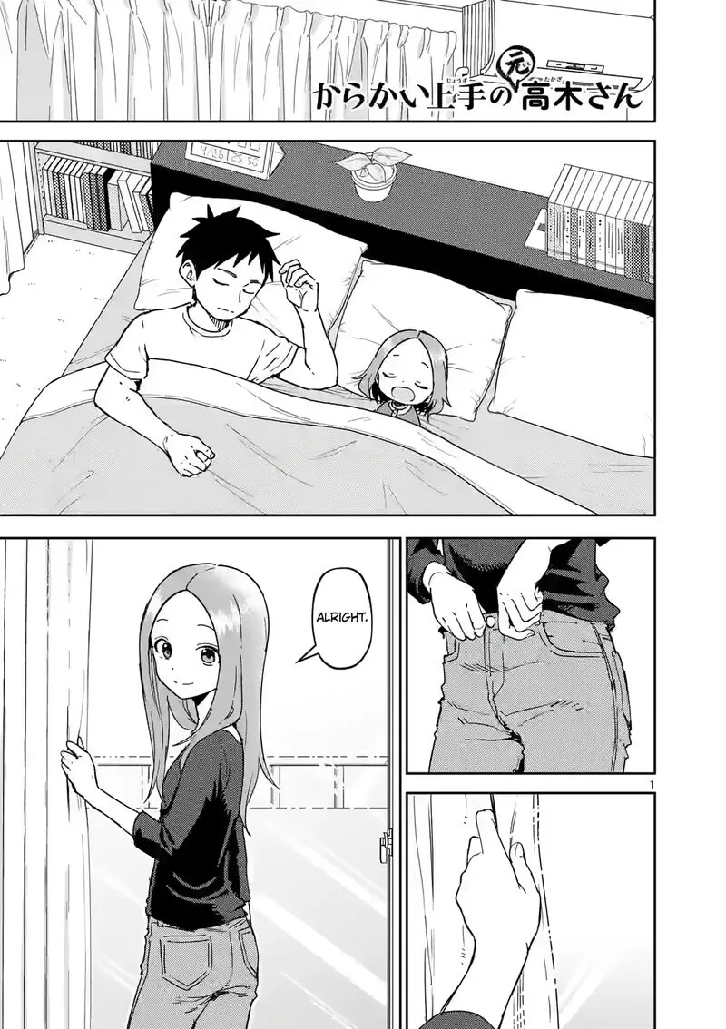 Karakai Jouzu no (Moto) Takagi-san Chapter 274 page 1